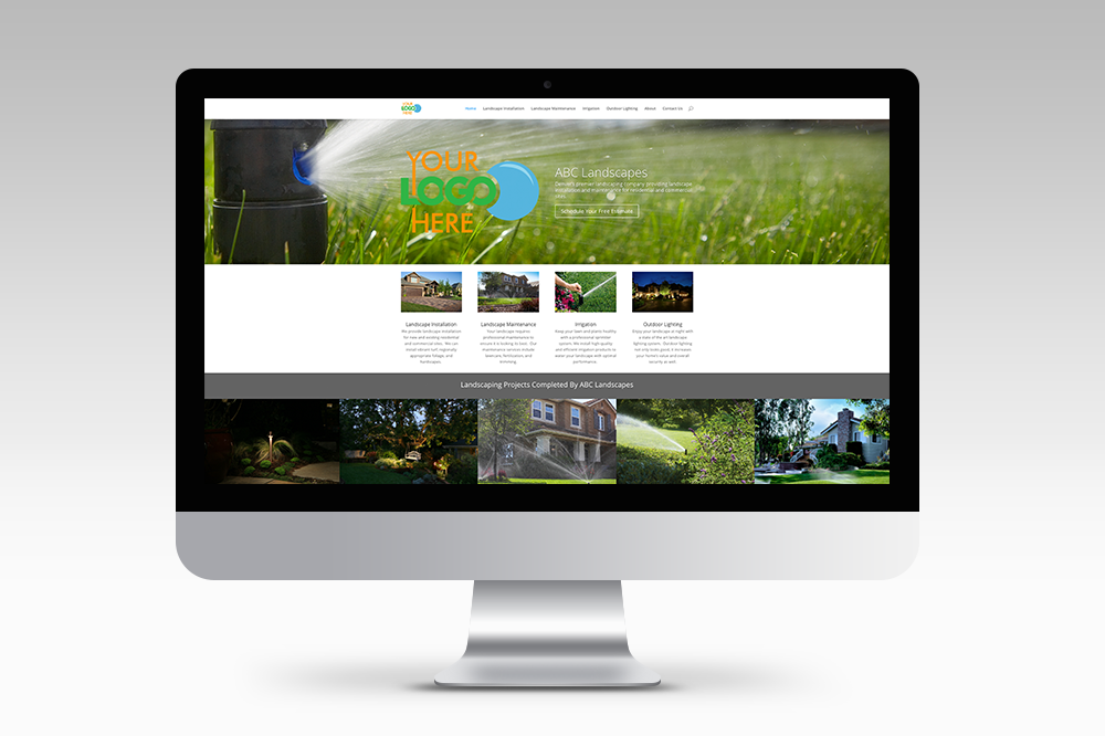 website for landscaping company