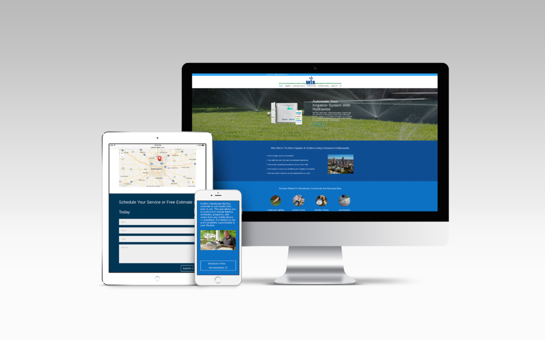 Irrigation website design